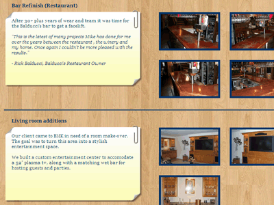 BMK Interiors Website