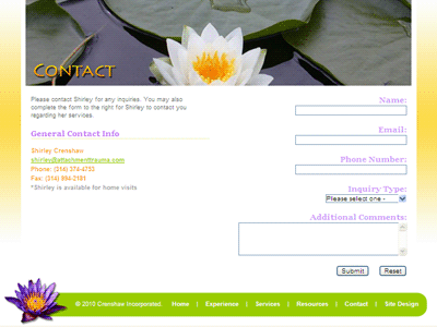 Crenshwaw Inc Website