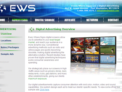 Every Where Signs Website