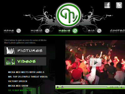 MickaMex Website